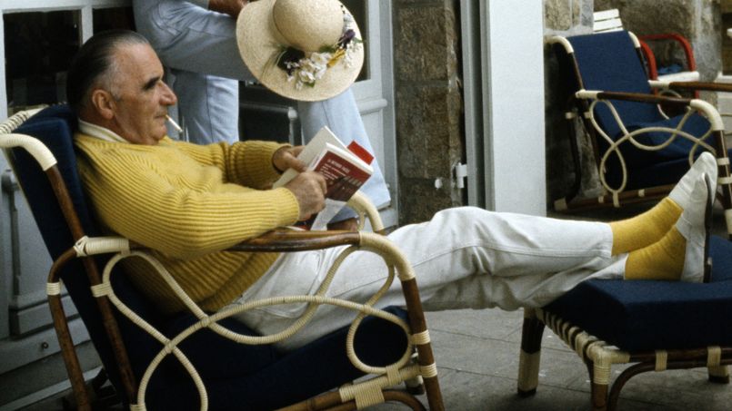 French President Georges Pompidou and Hiw Wife on Vacation